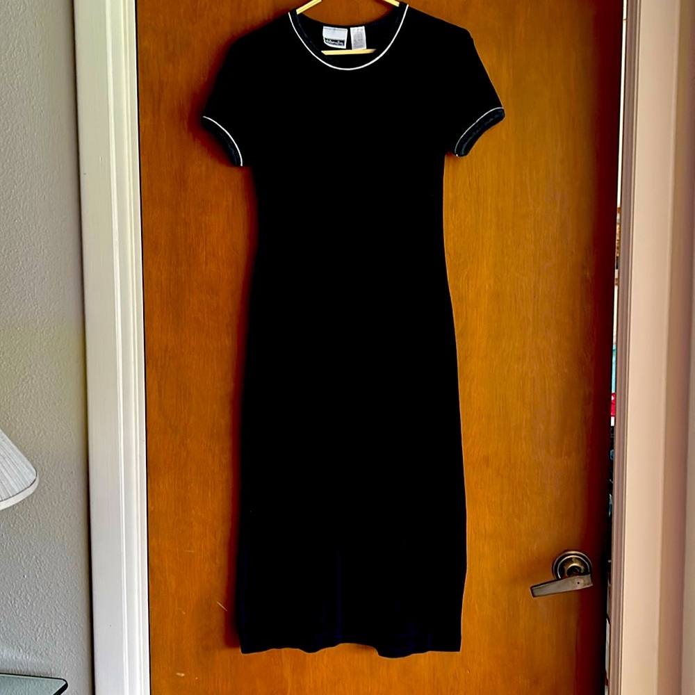 Girls Black T Shirt Dress